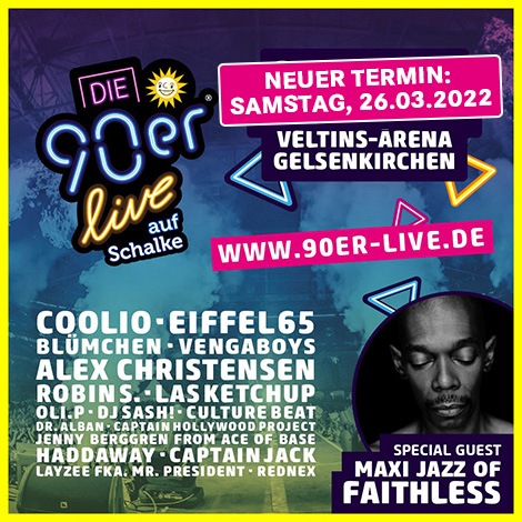 90er Live Party Auf Schalke 26 03 2022 Veltins Arena