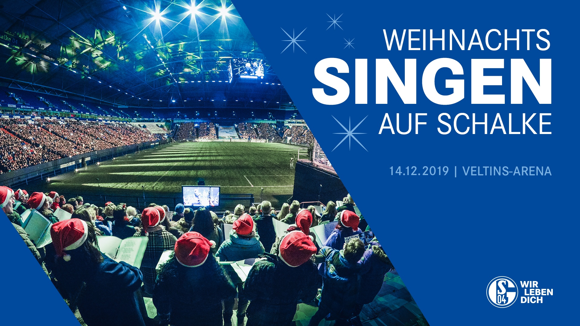 Weihnachtssingen auf Schalke 2019