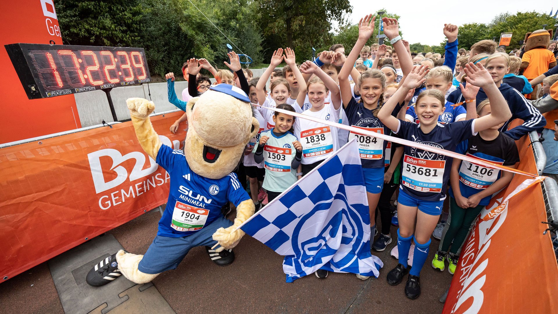 ERWIN beim B2Run auf Schalke
