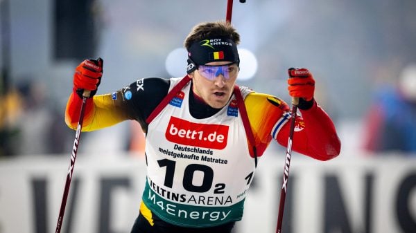 Belgischer Biathlet auf Schalke.