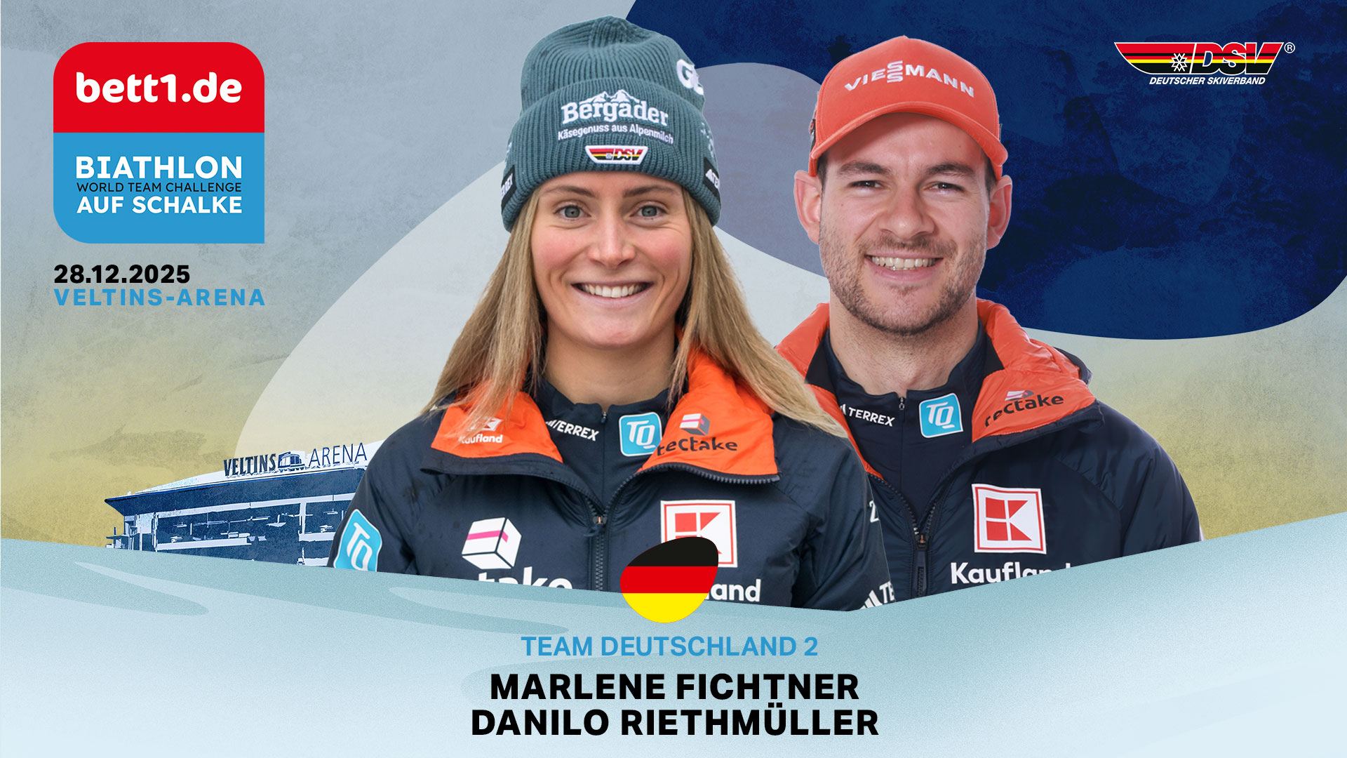 Biathlon auf Schalke Team Deutschland 2