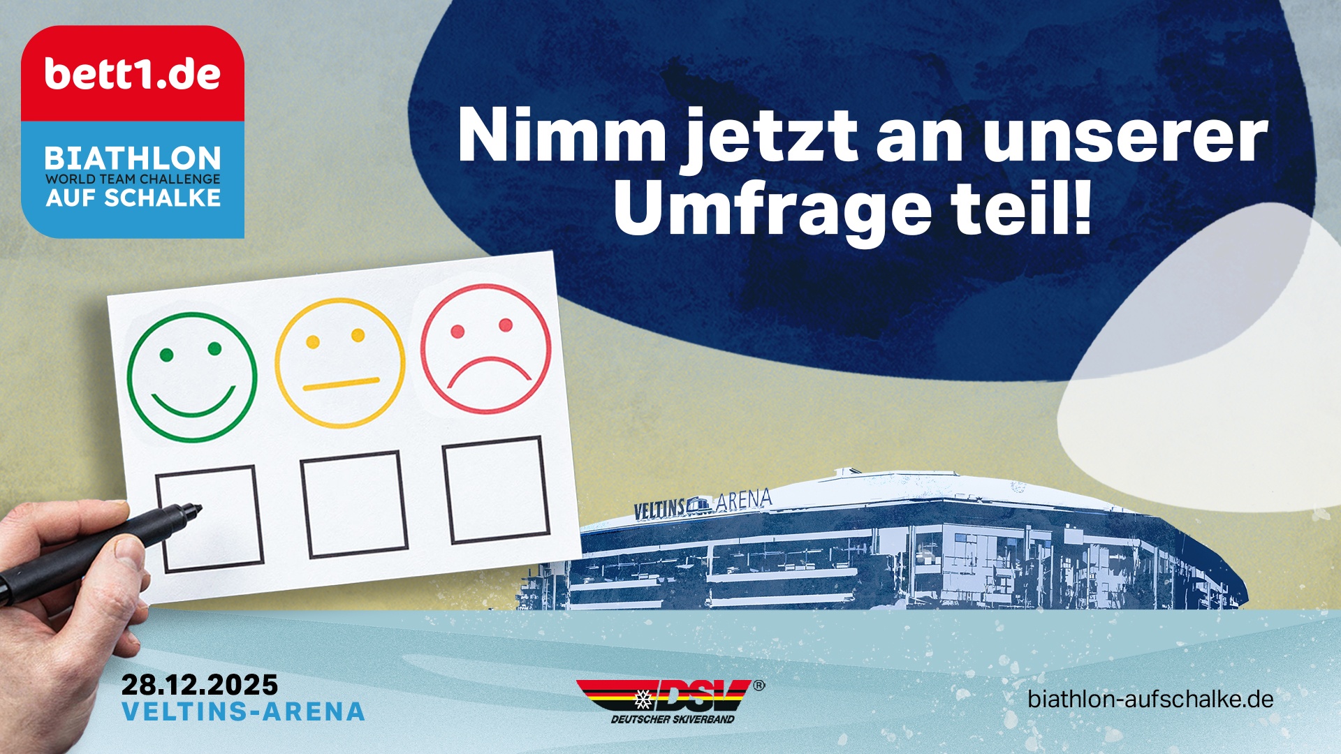 Schmuckgrafik zur Biathlon-Umfrage 2025