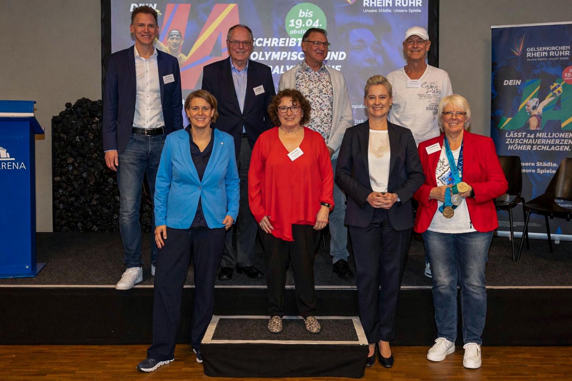 Gäste des Unternehmertreff Olympia