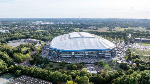 Die VELTINS-Arena von oben.