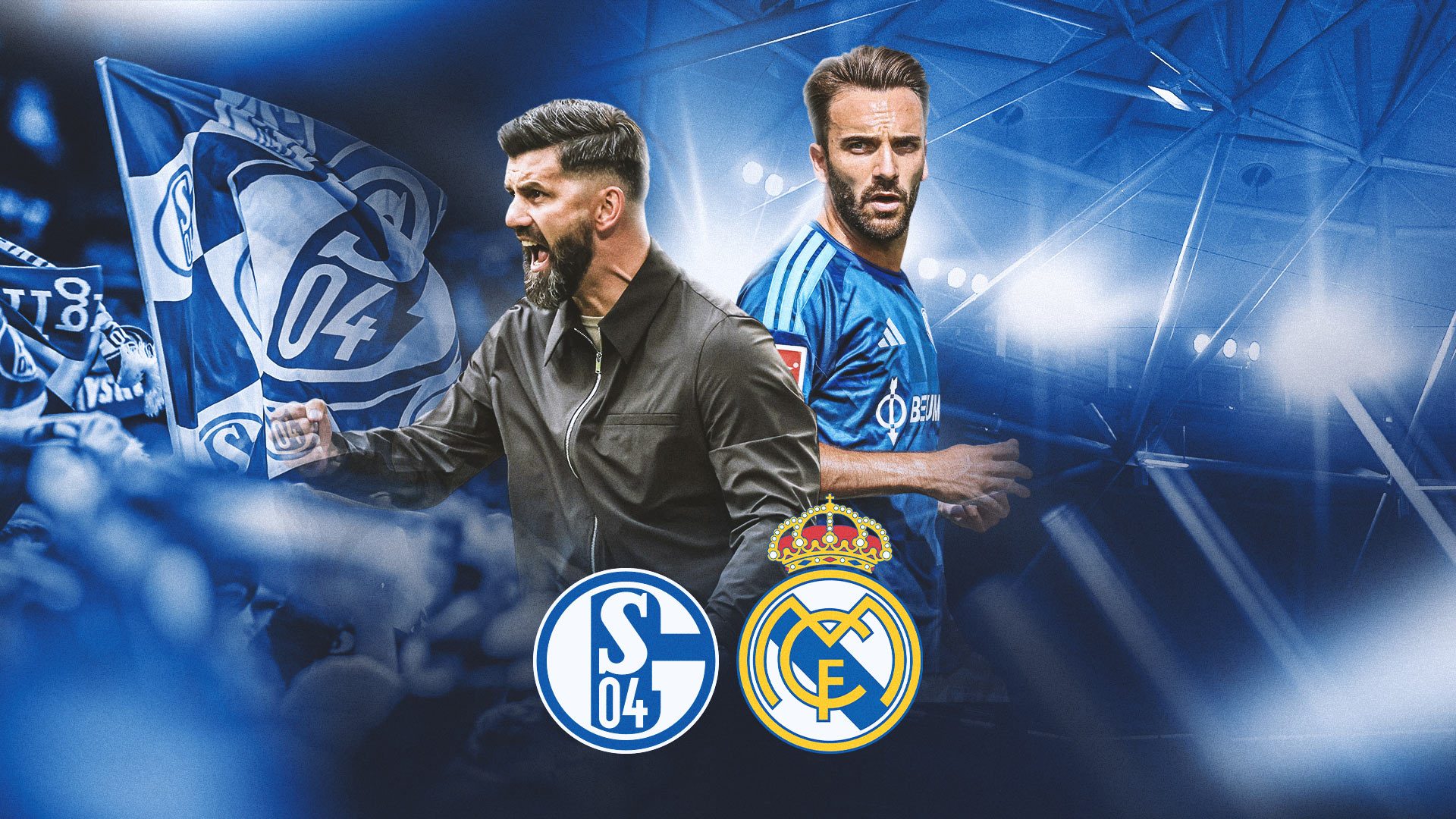 Schmuckgrafik zum Testspiel gegen Real Madrid CF.