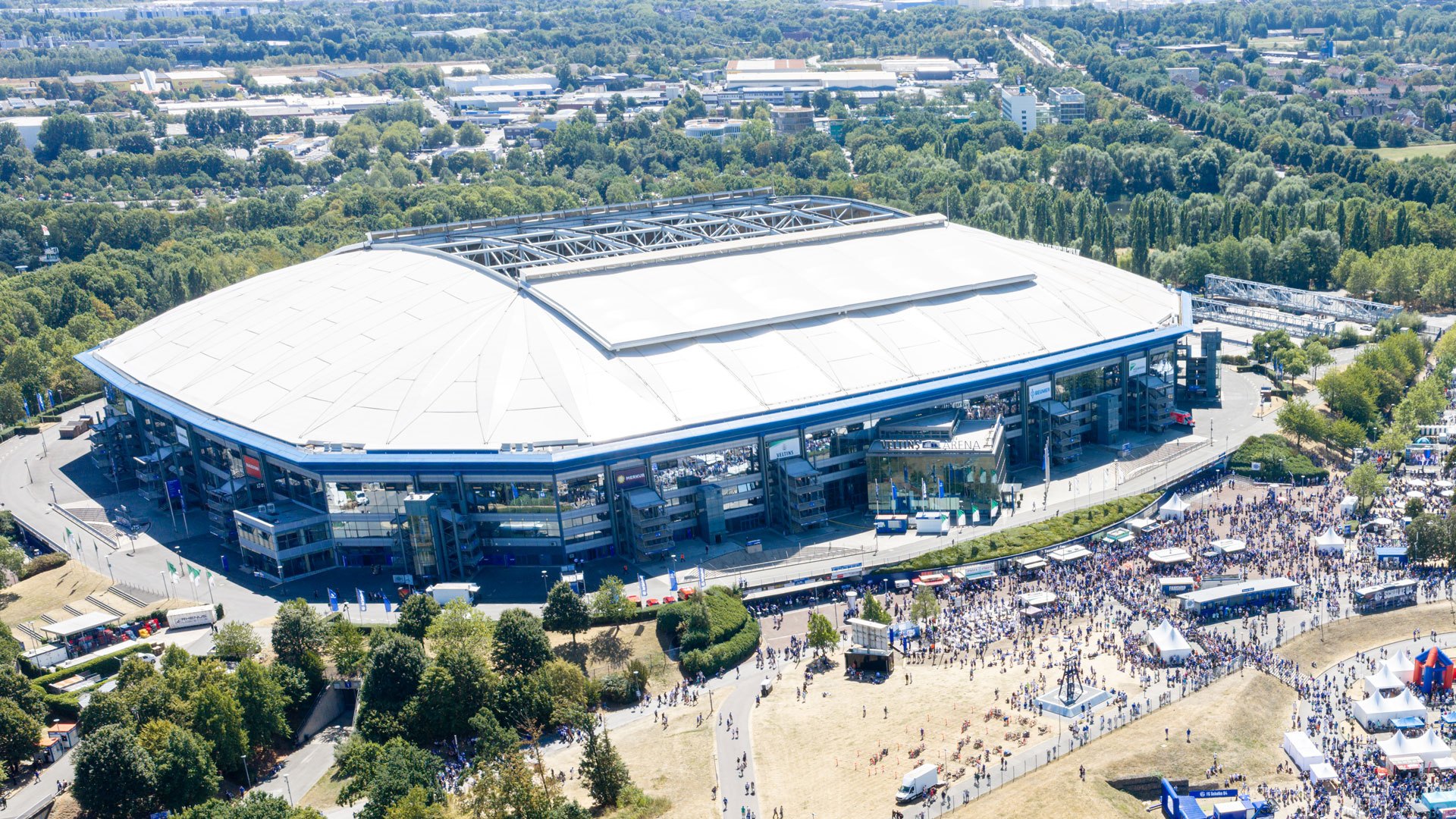VELTINS-Arena von oben