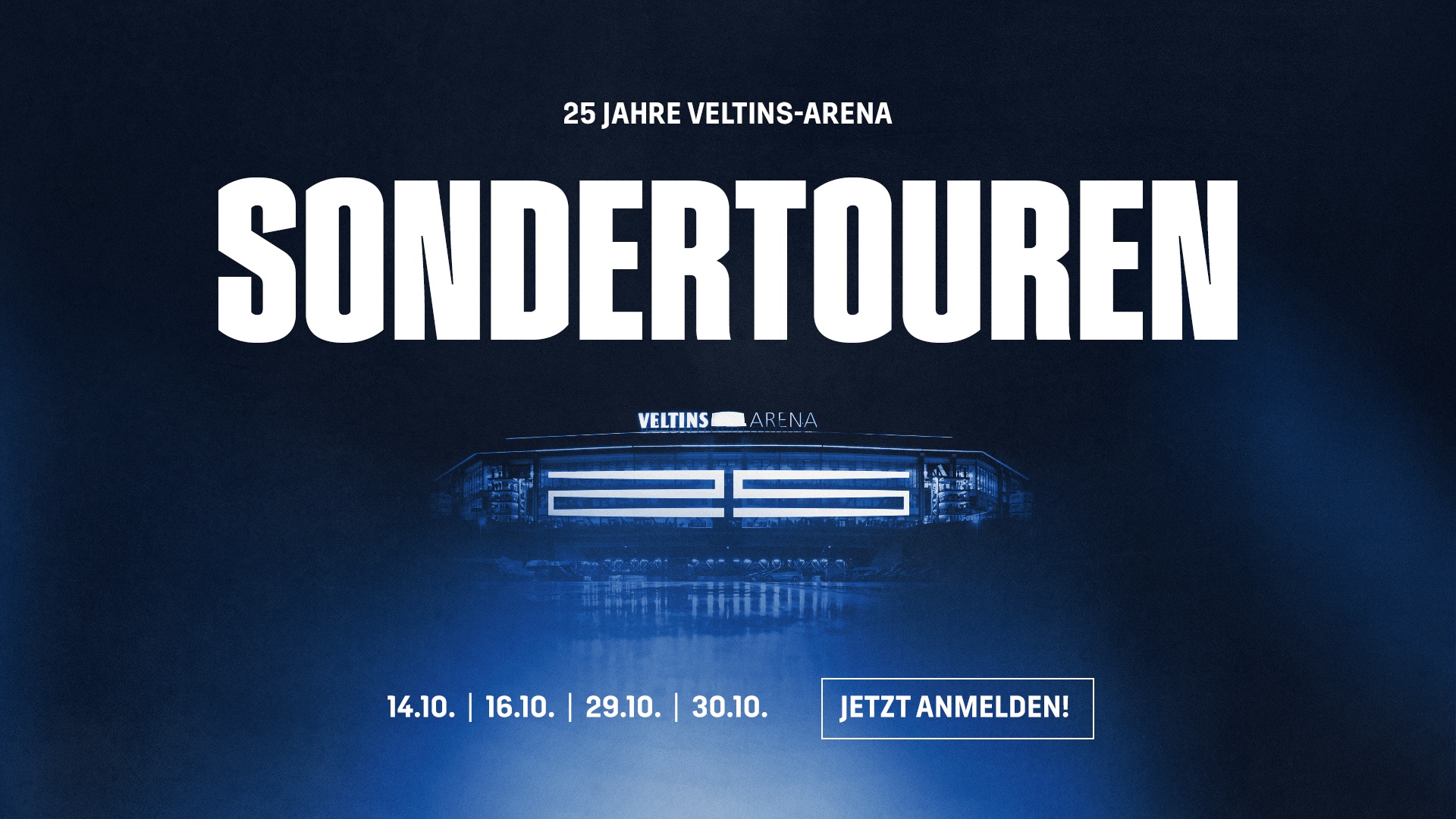 Schmuckgrafik zu den Sondertouren in der Arena.